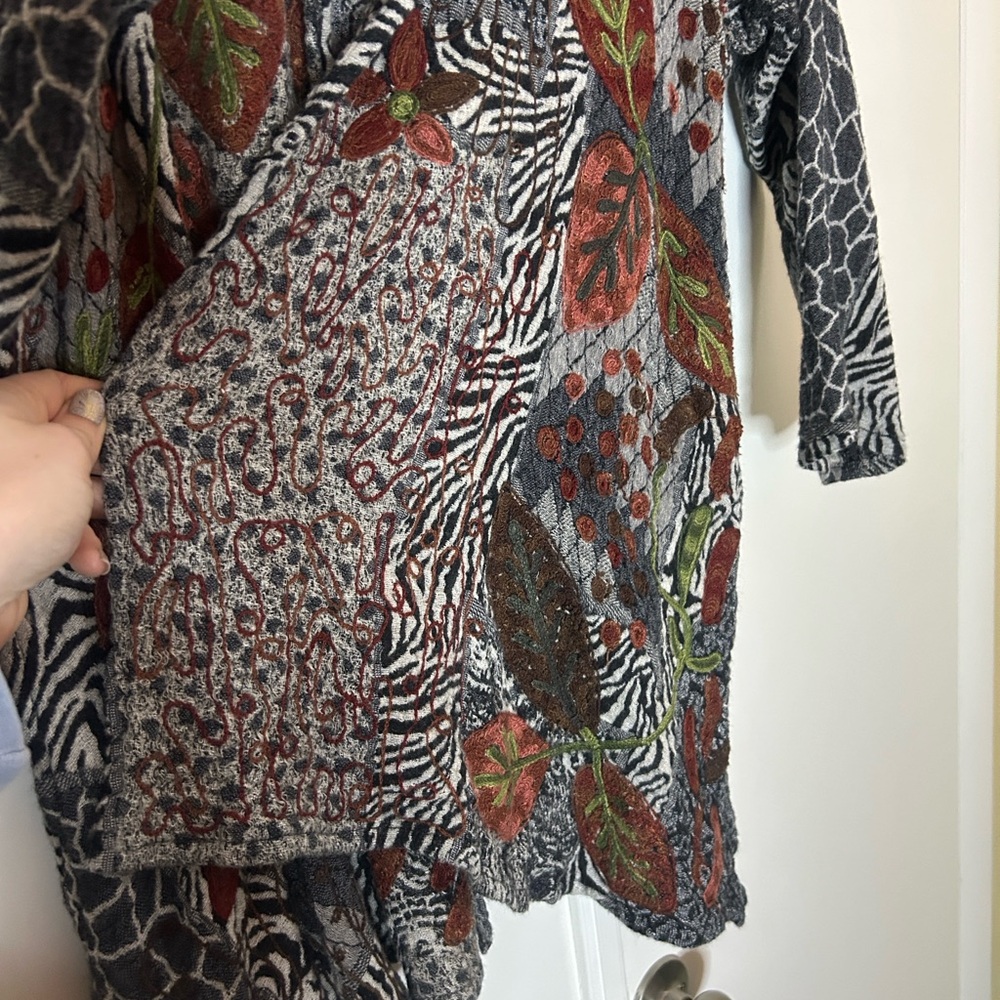 Soft Surroundings Patchwork Cardigan - image 4